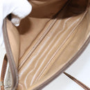 GUCCI GG Supreme Shoulder Bag PVC Beige Gold 007 115 6428 4002 Auth bs30925-11