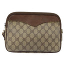 GUCCI GG Supreme Shoulder Bag PVC Beige Gold 007 115 6428 4002 Auth bs30925-13