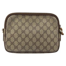 GUCCI GG Supreme Shoulder Bag PVC Beige Gold 007 115 6428 4002 Auth bs30925-2