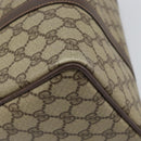 GUCCI GG Supreme Web Sherry Line Bag PVC Beige Gold 40 02 007 Auth bs30926-16