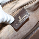 GUCCI GG Supreme Web Sherry Line Bag PVC Beige Gold 40 02 007 Auth bs30926-19