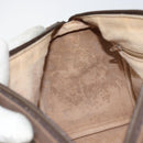 GUCCI GG Supreme Web Sherry Line Bag PVC Beige Gold 40 02 007 Auth bs30926-21