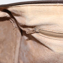 GUCCI GG Supreme Web Sherry Line Bag PVC Beige Gold 40 02 007 Auth bs30926-22