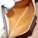 GUCCI GG Supreme Web Sherry Line Bag PVC Beige Gold 40 02 007 Auth bs30926-23