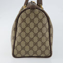 GUCCI GG Supreme Web Sherry Line Bag PVC Beige Gold 40 02 007 Auth bs30926-4