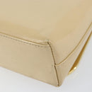 GUCCI Shoulder Bag Patent leather Beige Gold 007 2113 0278 Auth bs30927-16