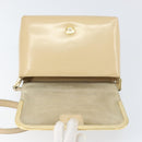 GUCCI Shoulder Bag Patent leather Beige Gold 007 2113 0278 Auth bs30927-10