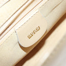 GUCCI Shoulder Bag Patent leather Beige Gold 007 2113 0278 Auth bs30927-18