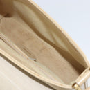 GUCCI Shoulder Bag Patent leather Beige Gold 007 2113 0278 Auth bs30927-11