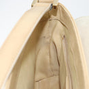 GUCCI Shoulder Bag Patent leather Beige Gold 007 2113 0278 Auth bs30927-20