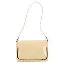 GUCCI Shoulder Bag Patent leather Beige Gold 007 2113 0278 Auth bs30927-13
