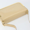 GUCCI Shoulder Bag Patent leather Beige Gold 007 2113 0278 Auth bs30927-6