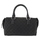 GUCCI GG Canvas Hand Bag Black 113009 Auth bs30929-13