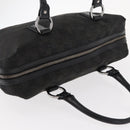 GUCCI GG Canvas Hand Bag Black 113009 Auth bs30929-6