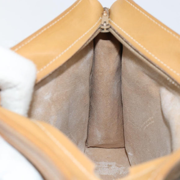 GUCCI Micro GG Supreme Bag PVC Leather Beige Gold 006 904 0555 Auth bs30930