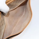 GUCCI Micro GG Supreme Bag PVC Leather Beige Gold 006 904 0555 Auth bs30930-20