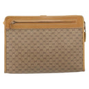 GUCCI Micro GG Supreme Bag PVC Leather Beige Gold 006 904 0555 Auth bs30930-2