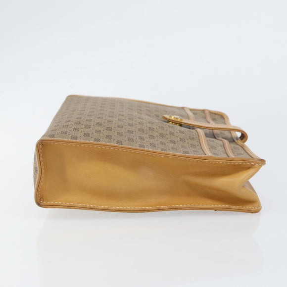 GUCCI Micro GG Supreme Bag PVC Leather Beige Gold 006 904 0555 Auth bs30930