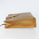 GUCCI Micro GG Supreme Bag PVC Leather Beige Gold 006 904 0555 Auth bs30930-4