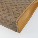 GUCCI Micro GG Supreme Bag PVC Leather Beige Gold 006 904 0555 Auth bs30930-7