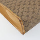 GUCCI Micro GG Supreme Bag PVC Leather Beige Gold 006 904 0555 Auth bs30930-14