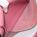 GUCCI New Jackie Shoulder Bag Leather Pink Silver Auth bs30932-17