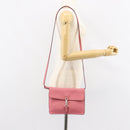 GUCCI New Jackie Shoulder Bag Leather Pink Silver Auth bs30932-21
