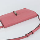 GUCCI New Jackie Shoulder Bag Leather Pink Silver Auth bs30932-6