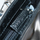 GUCCI Hand Bag Enamel 2way Black Silver Auth bs30934-16