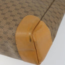 GUCCI Micro GG Supreme Tote Bag PVC Beige Gold Auth bs30935-9