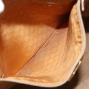 GUCCI Micro GG Supreme Tote Bag PVC Beige Gold Auth bs30935-11