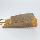 GUCCI Micro GG Supreme Tote Bag PVC Beige Gold Auth bs30935-4