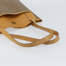 GUCCI Micro GG Supreme Tote Bag PVC Beige Gold Auth bs30935-7