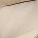 GUCCI GG Supreme Tote Bag PVC Beige Silver 211137 Auth bs30938-19