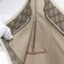 GUCCI GG Supreme Tote Bag PVC Beige Silver 211137 Auth bs30938-21