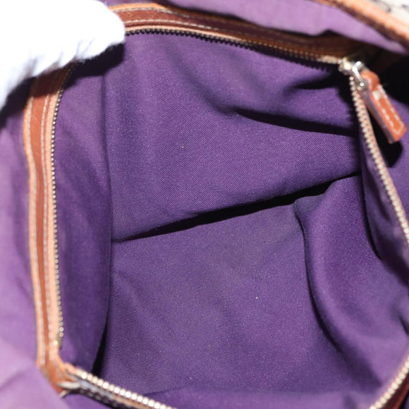 GUCCI GG Canvas Sherry Line Tote Bag Beige Gold 137396 Auth bs30941