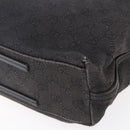 GUCCI GG Canvas Tote Bag Black 101341 Auth bs30942-15
