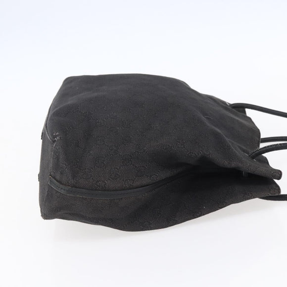 GUCCI GG Canvas Tote Bag Black 101341 Auth bs30942