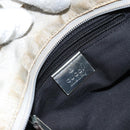 GUCCI GG Canvas Sherry Line Tote Bag Silver 131228 Auth bs30945-18