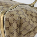 GUCCI GG Crystal Tote Bag Coated Canvas Pink Gold 197953 Auth bs30946-10