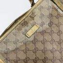 GUCCI GG Crystal Tote Bag Coated Canvas Pink Gold 197953 Auth bs30946-15