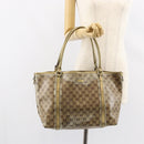GUCCI GG Crystal Tote Bag Coated Canvas Pink Gold 197953 Auth bs30946-22