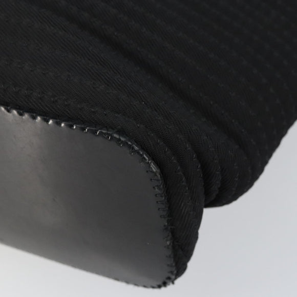 GUCCI Bamboo Hand Bag Canvas 2way Black Silver 002 2058 0439 5 Auth bs30947