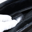 GUCCI Bamboo Hand Bag Canvas 2way Black Silver 002 2058 0439 5 Auth bs30947-23