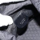 GUCCI Bamboo Hand Bag Nylon Black Silver 000 1956 0531 Auth bs30948-17