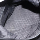 GUCCI Bamboo Hand Bag Nylon Black Silver 000 1956 0531 Auth bs30948-11