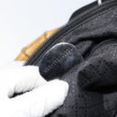 GUCCI Bamboo Hand Bag Nylon Black Silver 000 1956 0531 Auth bs30948-12