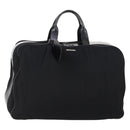 GUCCI Boston Bag Nylon Black Silver 010 1553 0301 Auth bs30950-1