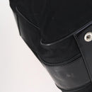 GUCCI Boston Bag Nylon Black Silver 010 1553 0301 Auth bs30950-13