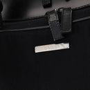 GUCCI Boston Bag Nylon Black Silver 010 1553 0301 Auth bs30950-15